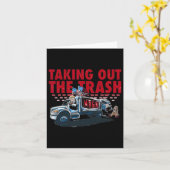 ごみ切り札を取り出す切りおもしろい札 カード (黄色い花)