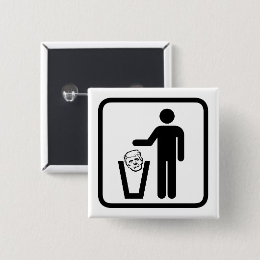 ごみ切り札 缶バッジ (正面&裏面)