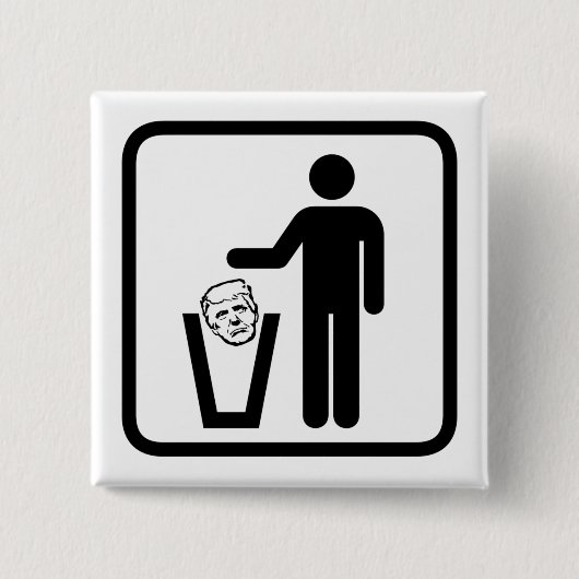 ごみ切り札 缶バッジ (正面)