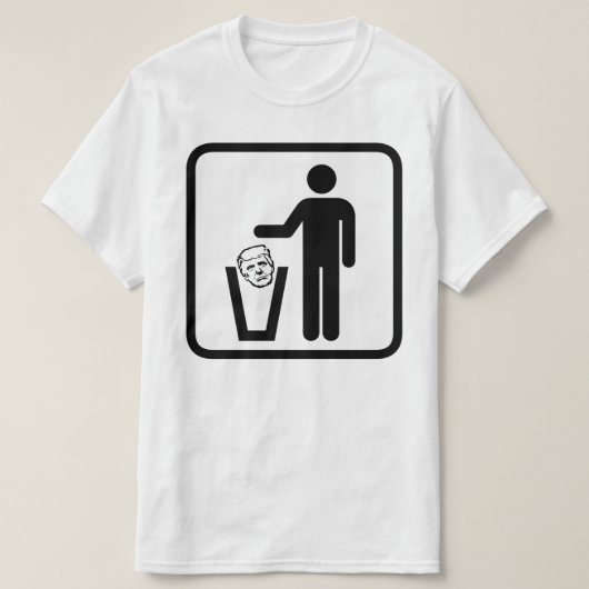 ごみ切り札 Tシャツ (デザイン正面)