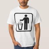 ごみ切り札 Tシャツ (正面)