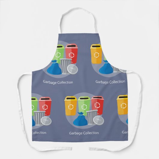 ごみ収集リサイクル エプロン (正面)