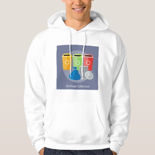 ごみ収集リサイクル パーカ (正面)