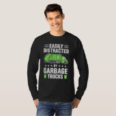 ごみ収集車のアイディア Tシャツ (正面フル)