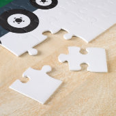 ごみ収集車のリサイクル ジグソーパズル (側面)