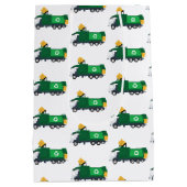 ごみ収集車のリサイクル ミディアムペーパーバッグ (裏面)