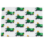 ごみ収集車のリサイクル ラージペーパーバッグ (正面)