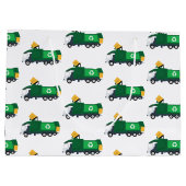 ごみ収集車のリサイクル ラージペーパーバッグ (裏面)