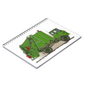 ごみ収集車の緑 ノートブック (左側)