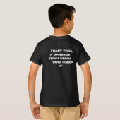 ごみ収集車は       クールです Tシャツ (裏面フル)
