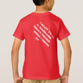 ごみ収集車は       クールです Tシャツ (裏面)