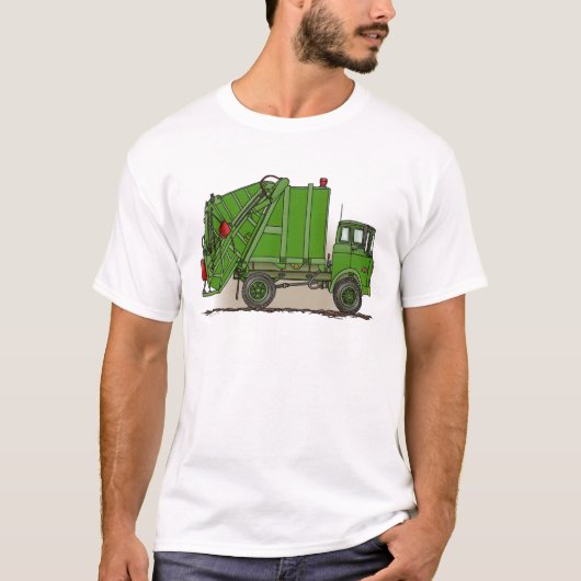ごみ収集車はTシャツをグリーンマン Tシャツ (正面)