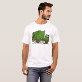 ごみ収集車はTシャツをグリーンマン Tシャツ (正面フル)
