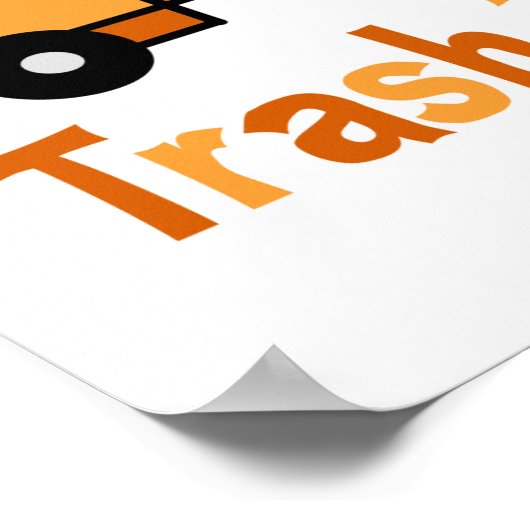 ごみ収集車 ポスター (角)