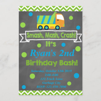 ごみ収集車 招待状