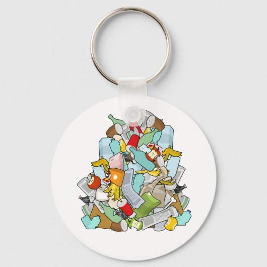 ごみ山 キーホルダー (正面)