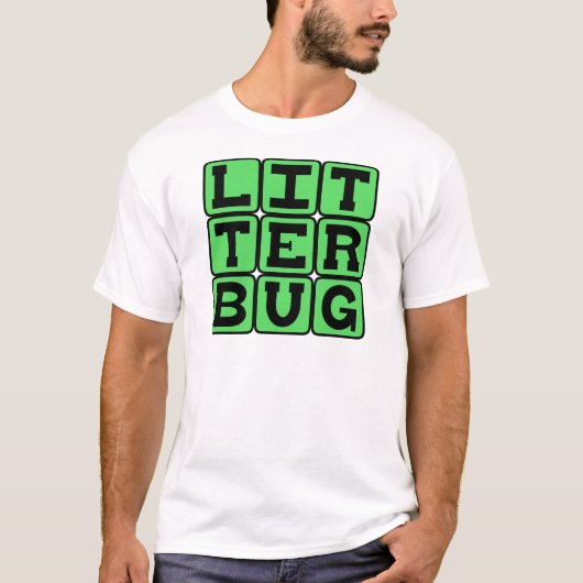 ごみ投げ機 Tシャツ (正面)