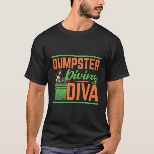 ごみ拾いゴミ拾いゴミごみ拾いゴミ Tシャツ (正面)
