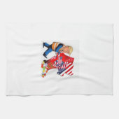 ごみ箱とリサイクルを切り詰める キッチンタオル (横)