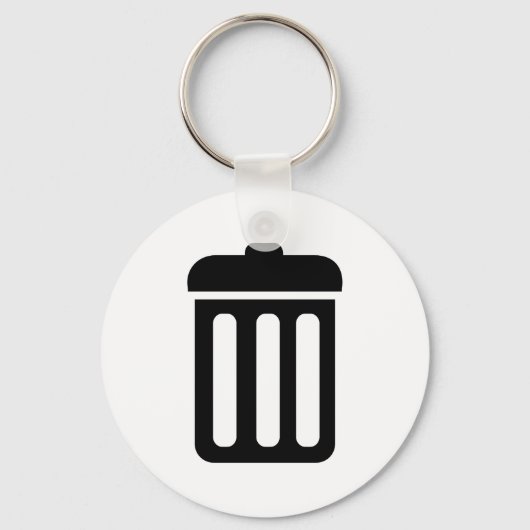 ごみ箱のシンボル キーホルダー (正面)