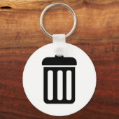 ごみ箱のシンボル キーホルダー (正面)