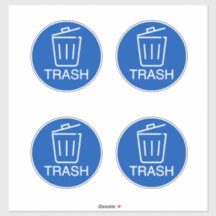 ごみ箱の屋内と屋外