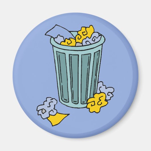 ごみ箱アイコン マグネット (正面)