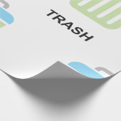 ごみ箱アイコン ラッピングペーパー (角)