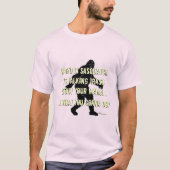 ごみ箱サスカッチおもしろいTシャツ Tシャツ (正面)
