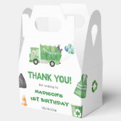 ごみ箱トラック1st誕生日パーティー フェイバーボックス (オープン)