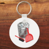 ごみ箱及びごみ箱 キーホルダー (正面)