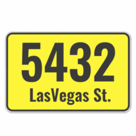 ごみ箱 – カスタムごみ箱のアドレス番号 シール