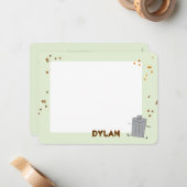 ごみ箱 サンキュー ノートカード (正面/裏面インサイチュ)