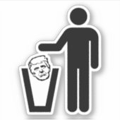 ごみ箱 シール (正面)