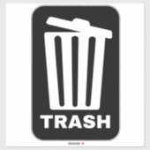 ごみ箱 シール (シート)