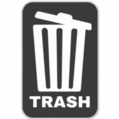 ごみ箱 シール (正面)