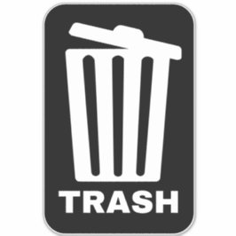 ごみ箱 シール