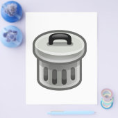 ごみ箱 チラシ (シングル)