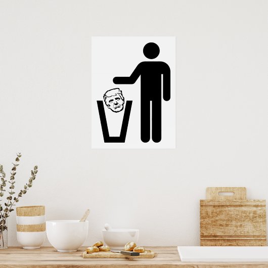 ごみ箱 ポスター (キッチン)