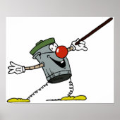 ごみ箱 ポスター (正面)