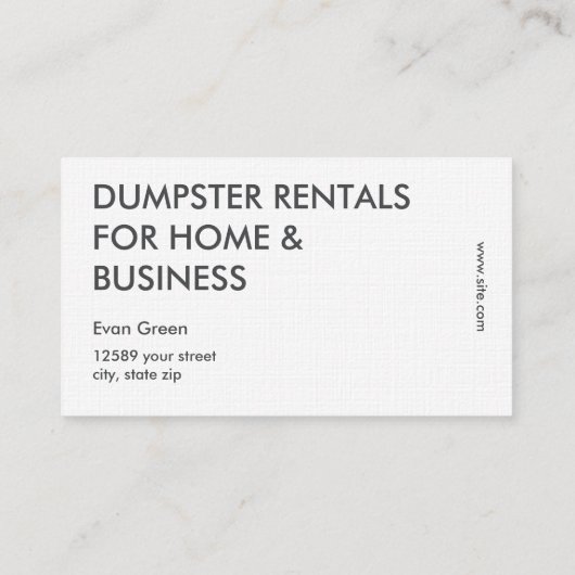 ごみ箱 名刺 (裏面)