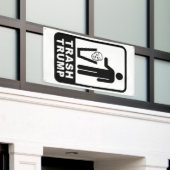 ごみ箱 横断幕 (ビルの外側)