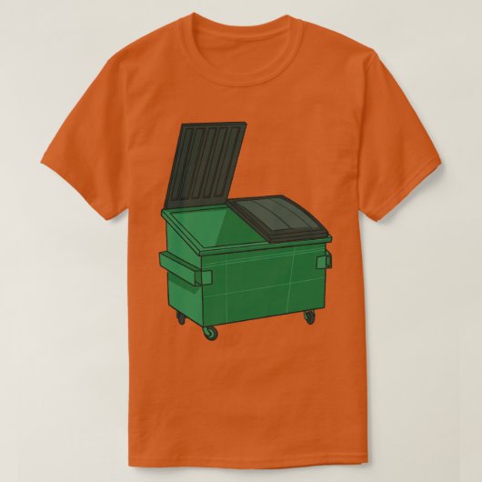ごみ箱 Tシャツ (デザイン正面)
