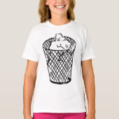 ごみ箱 Tシャツ (正面)