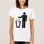 ごみ箱 Tシャツ (正面)