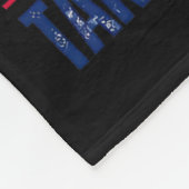 ごみ誇りを持ったトランプのサポーターごみトラック フリースブランケット (角)