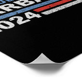 ごみ誇りを持ったトランプの支持者 ポスター (角)