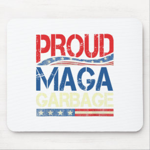 ごみ誇りを持ったトランプの支持者 マウスパッド