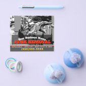 ごみ運搬ジャンクの取り外し4x5カスタムマーケティング チラシ (シングル)