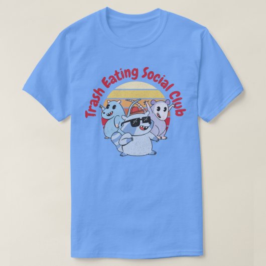ごみ食べ物の社会部 Tシャツ (デザイン正面)
